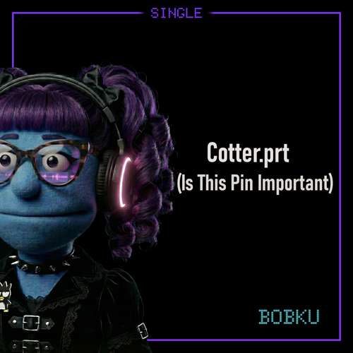 Cover art for Bobku’s track Cotter.prt, subtitled Is This Pin Important.