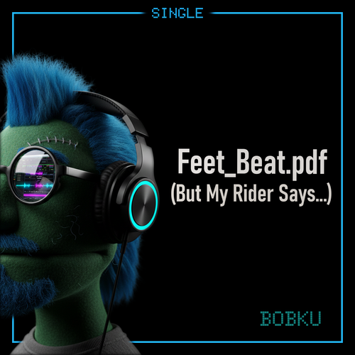 Cover art for Bobku’s track Feet_Beat.pdf, subtitled But My Rider Says….